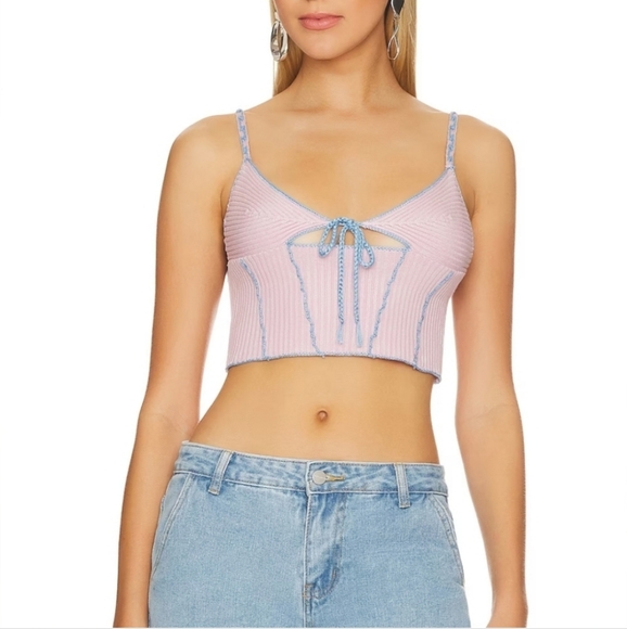NWT Revolve Cami Top Cropped Size Large - Picture 1 of 8